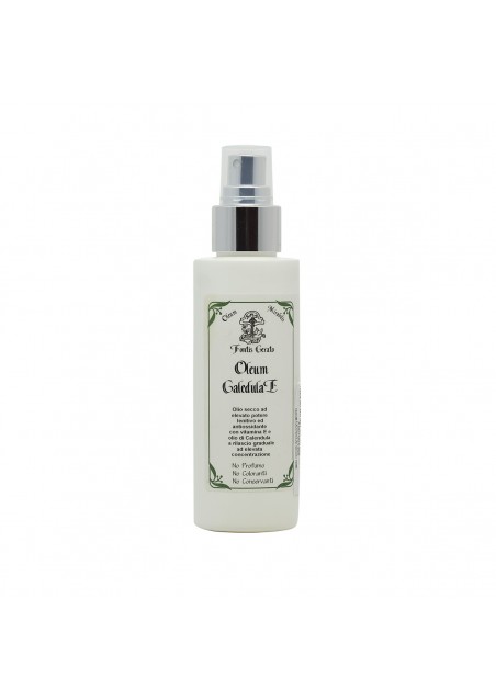 FONTIS Calendula Olio 100ml - Pelle Viso Corpo, Idratante, Lenitivo, Rigenerante, Calmante, Antiossidante, Vitamina E