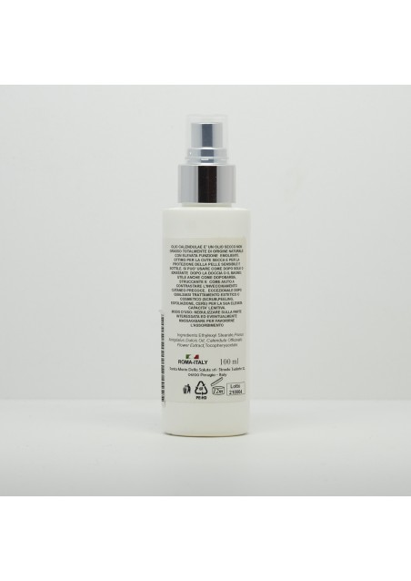 FONTIS Calendula Olio 100ml - Pelle Viso Corpo, Idratante, Lenitivo, Rigenerante, Calmante, Antiossidante, Vitamina E