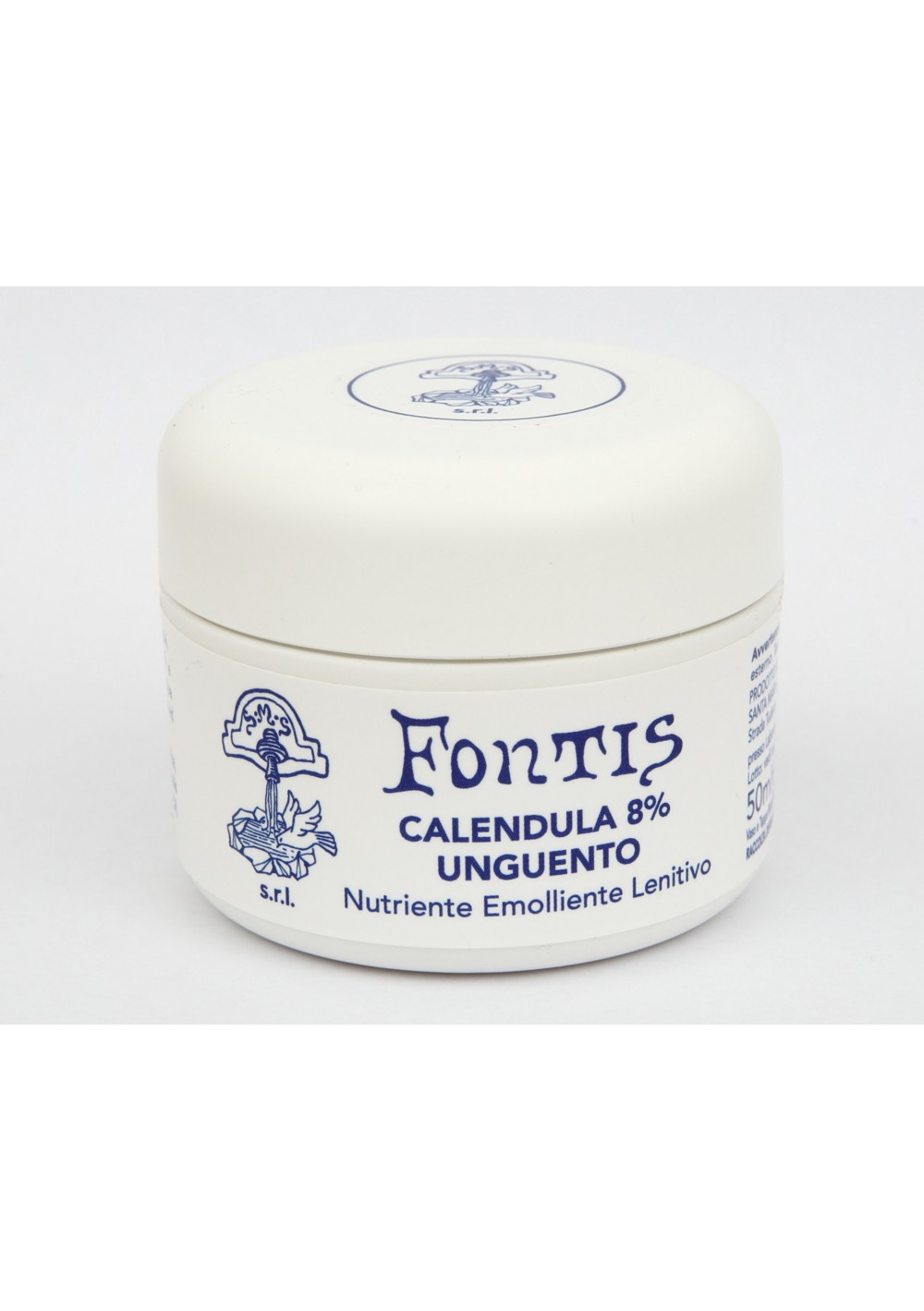 FONTIS Calendula Unguento 50ml - Emorroidi, Ragade Anale e al Seno, Punture, Calli, Cicatrizzante, Prurito, Dermatite, Idratante