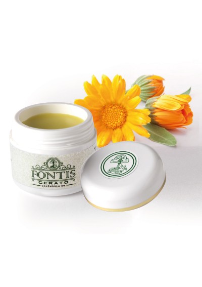FONTIS Calendula Unguento 50ml - Emorroidi, Ragade Anale e al Seno, Punture, Calli, Cicatrizzante, Prurito, Dermatite, Idratante